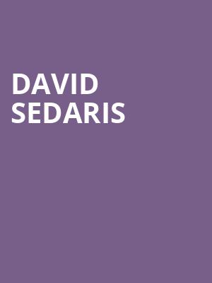 David Sedaris, Mcfarlin Auditorium, Dallas