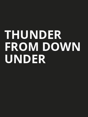 Thunder From Down Under Poster