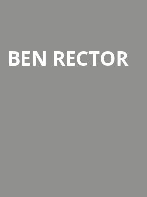 Ben Rector Poster