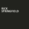 Rick Springfield, Pavilion at the Music Factory, Dallas