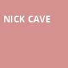 Nick Cave, Majestic Theater, Dallas