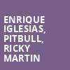 Enrique Iglesias Pitbull Ricky Martin, American Airlines Center, Dallas